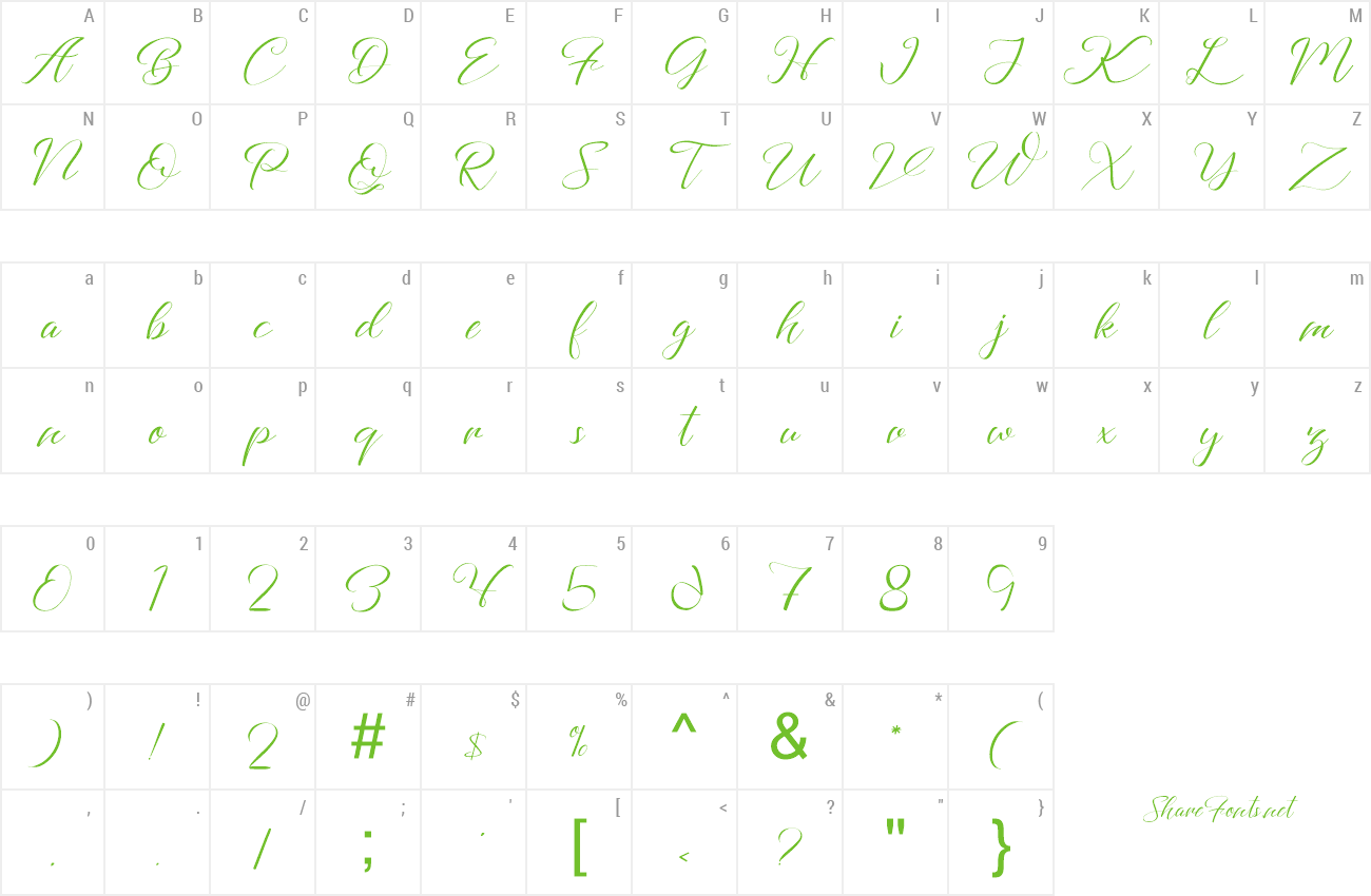 Font The Dragon on the Rock preview